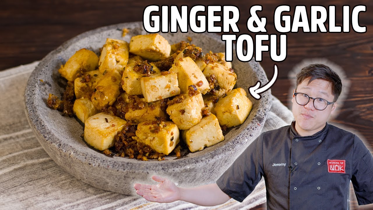 Super Easy Singaporean Style Ginger Tofu Recipe!