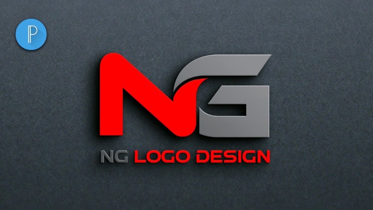 NG logo design | pixellab logo design | pixellab editing | professional logo tutorial | NG logo