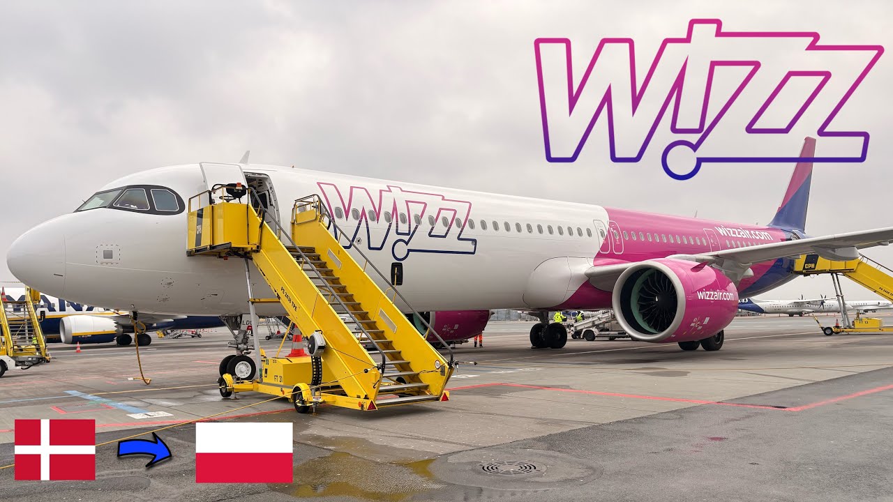 TRIP REPORT | Foggy flight to Gdansk! | Airbus 321N | Copenhagen to Gdansk | Wizz air |