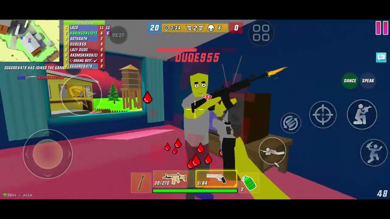 Dude theft wars multiplayer gang wars pro gameplay #8