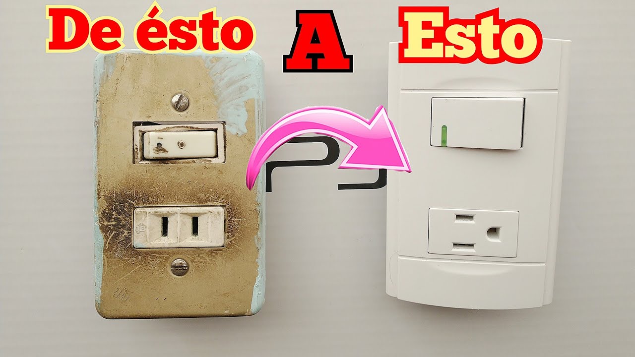 ⚡Como cambiar un apagador y contacto