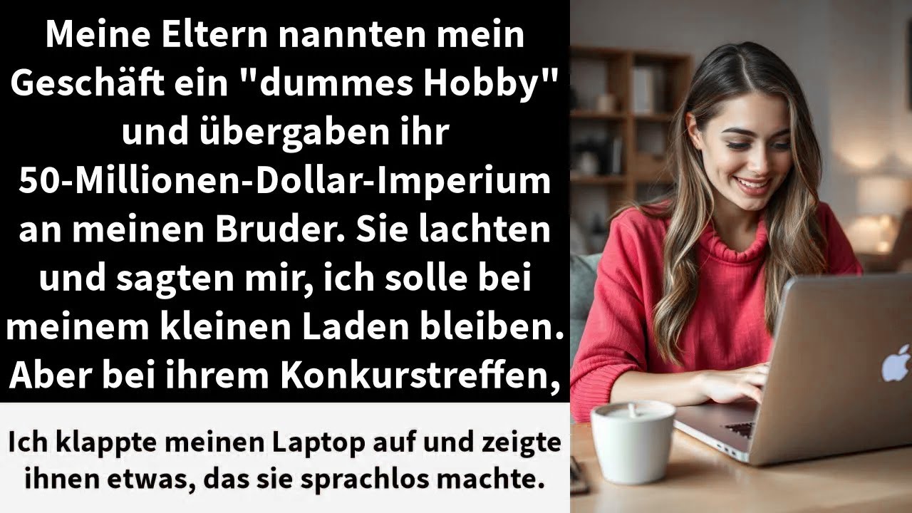 Meine Eltern bezeichneten mein Geschäft als „albernes Hobby“ und übergaben ihr Geschäftsimperium