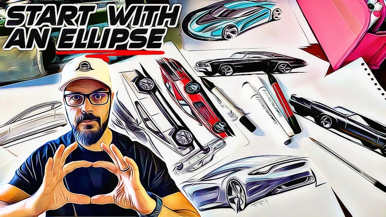 How to sketch cars in perspective (Simplified)