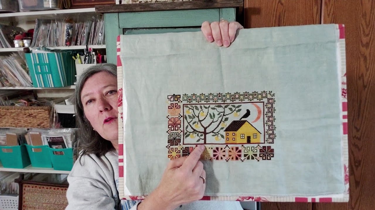 Flosstube #110 - Country Sampler, Amana, The Attic and Stitching Friends!