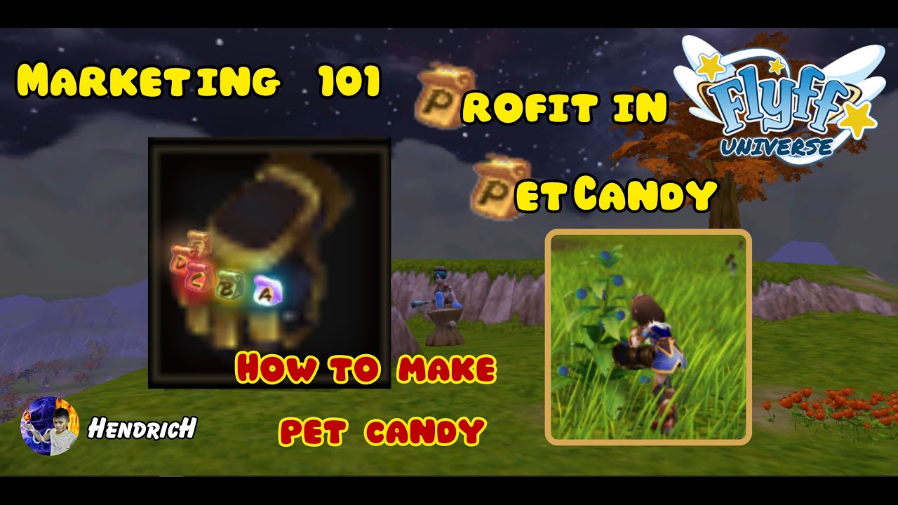 Flyff Universe: Farming Penya in terms of Harvesting Berries into Pet Candies