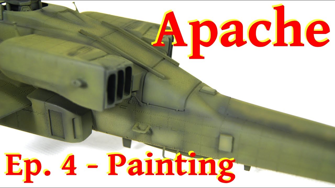 Model Apache Longbow AH-64D - 1/48 Italeri - Painting