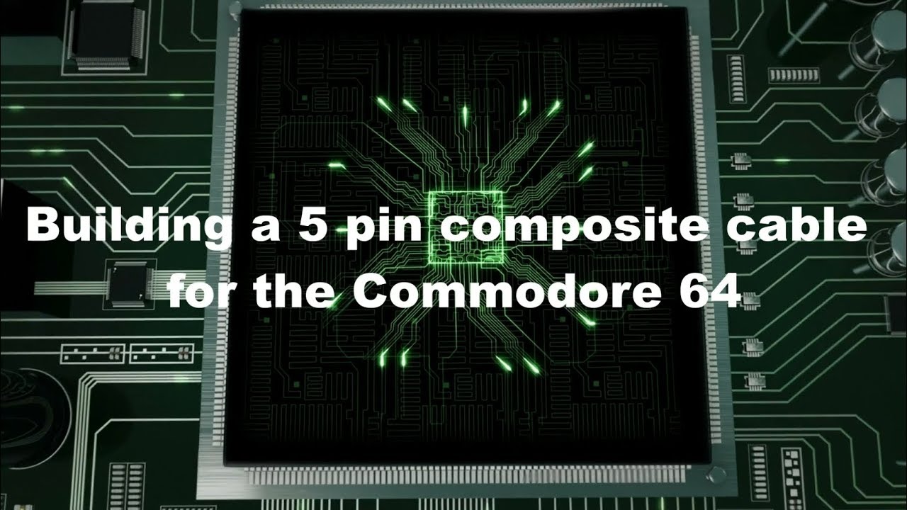 Making a 5 Pin Video Cable for C64 / Vic 20