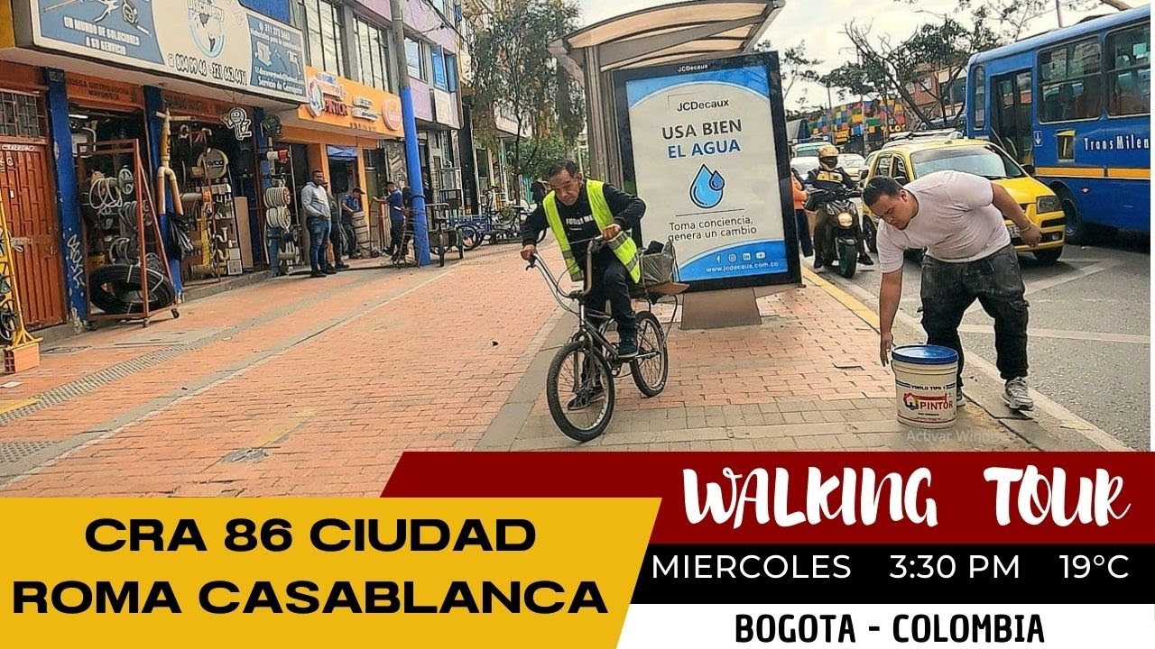 ROMA | Walking Tour Recorrido POV Carrera 86 Cuidad Roma y Casablanca | BOGOTA-COLOMBIA Sin Cortes