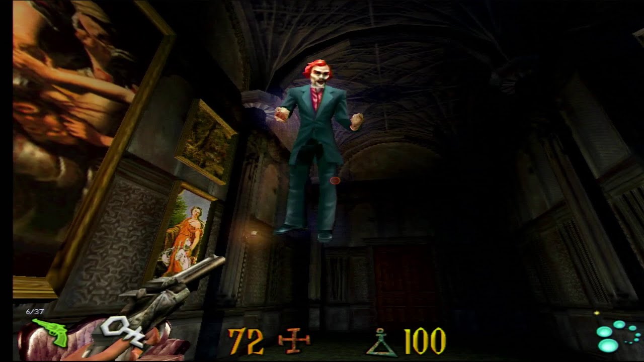 Playing Clive Barker's Undying on 3dfx Voodoo 2 SLI