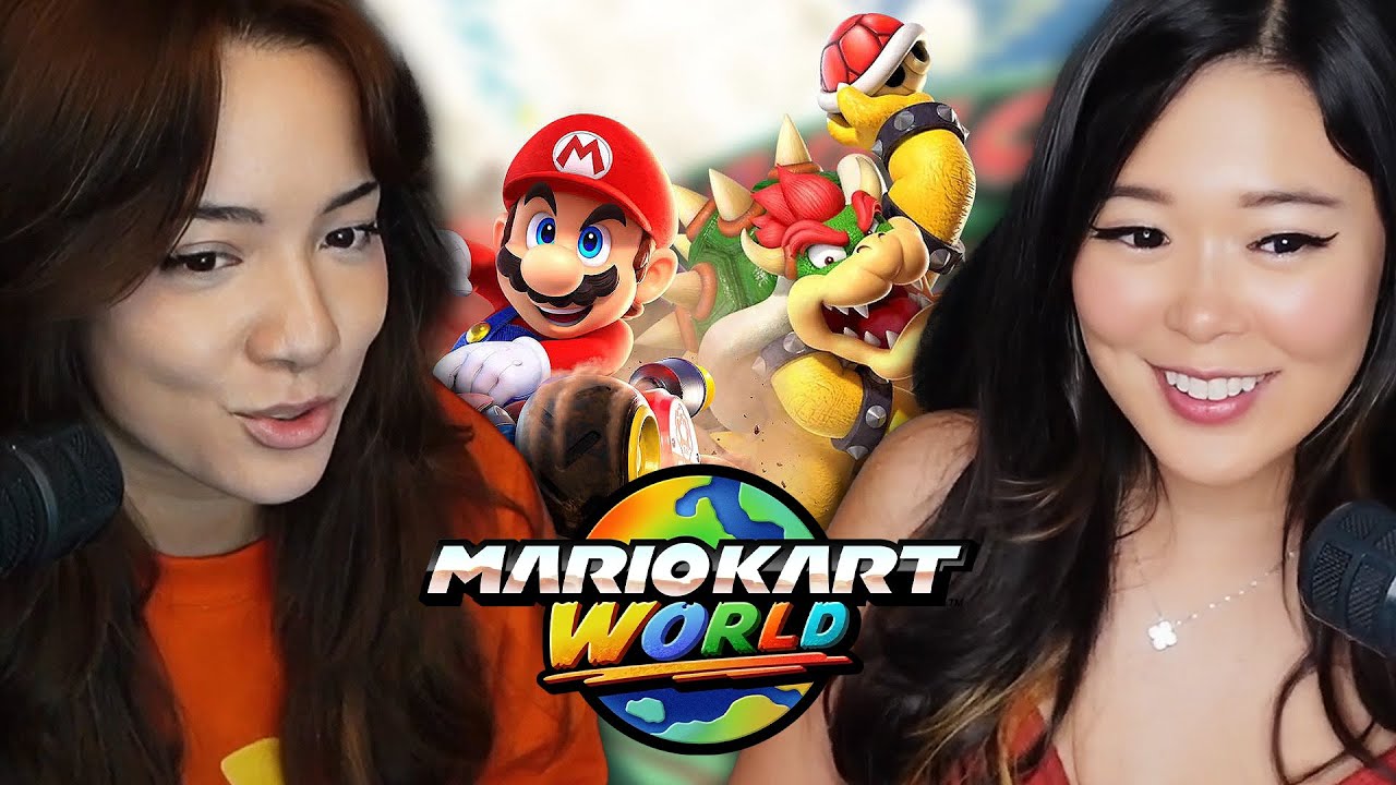 Цинна играет в Mario Kart World с Эмили