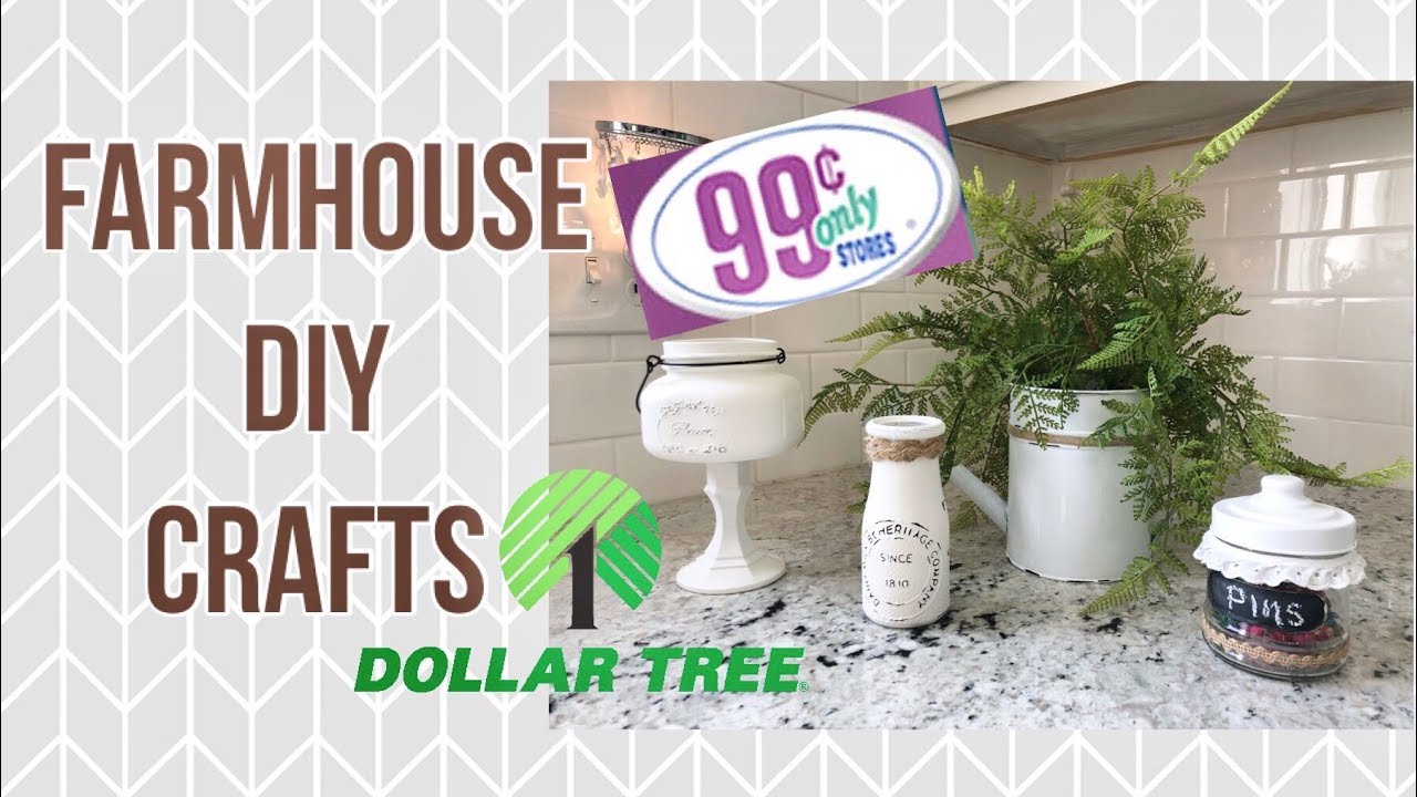 DOLLAR TREE /FARMHOUSE DECOR IDEAS // SHOPPING HAUL