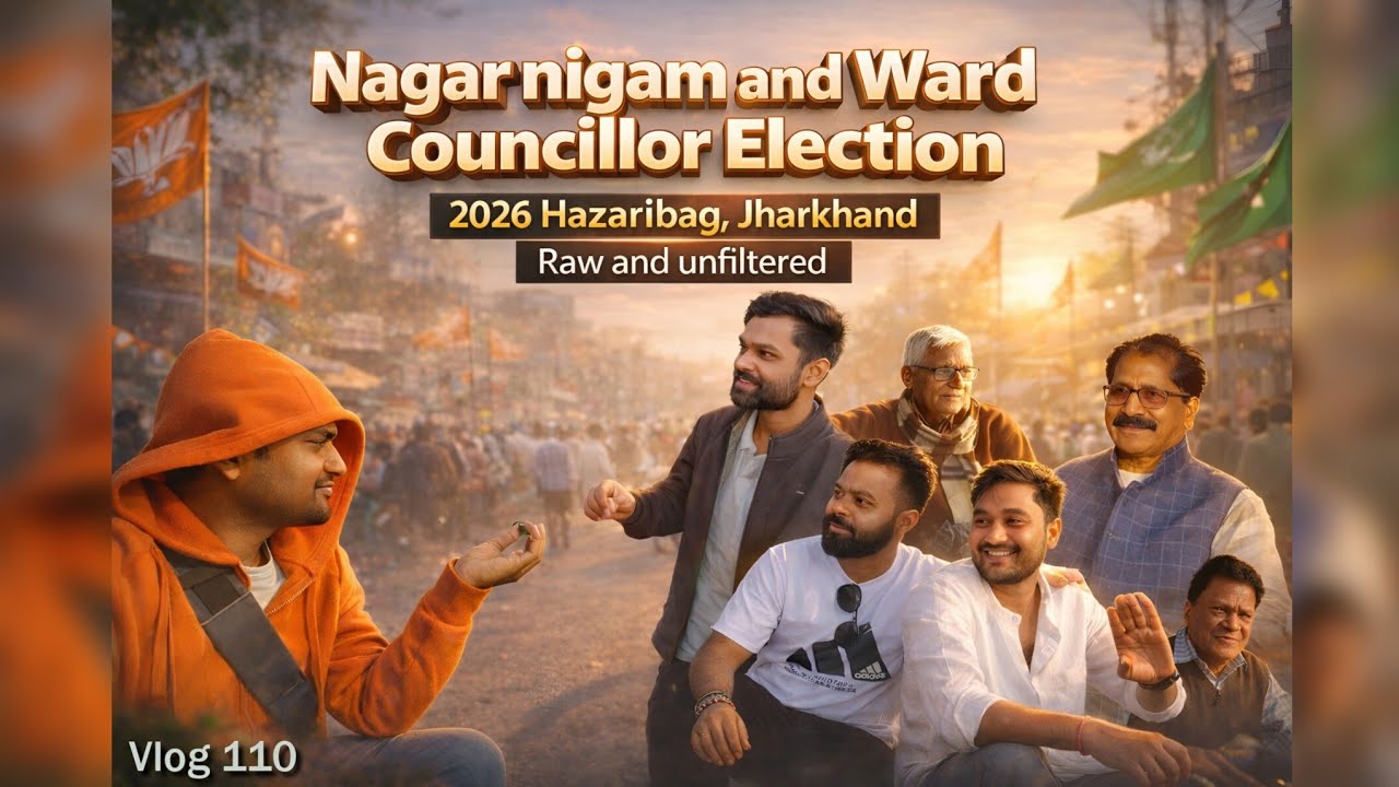 Nagar Nigam & Ward Election 2026 | Vlog 110 | @Mr_Heymm #election #jharkhand #hazaribagh 