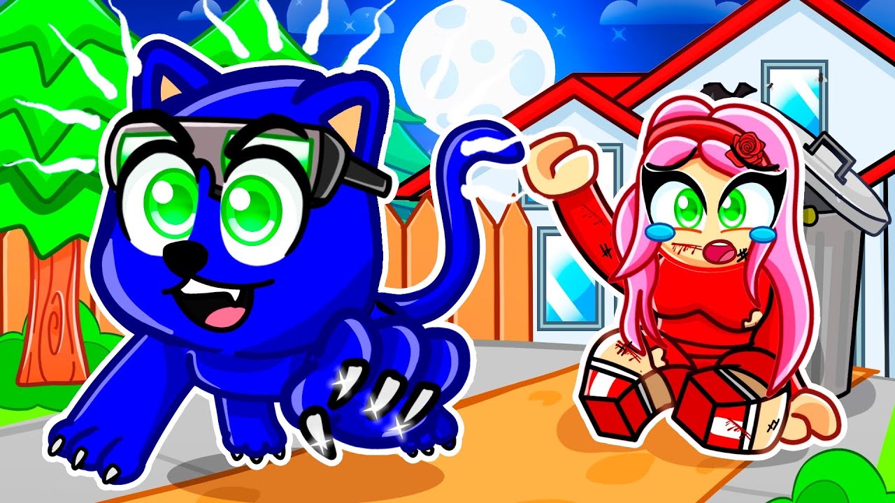 Viviendo como Un GATO PROTECTOR en Roblox SNAPCHAT!