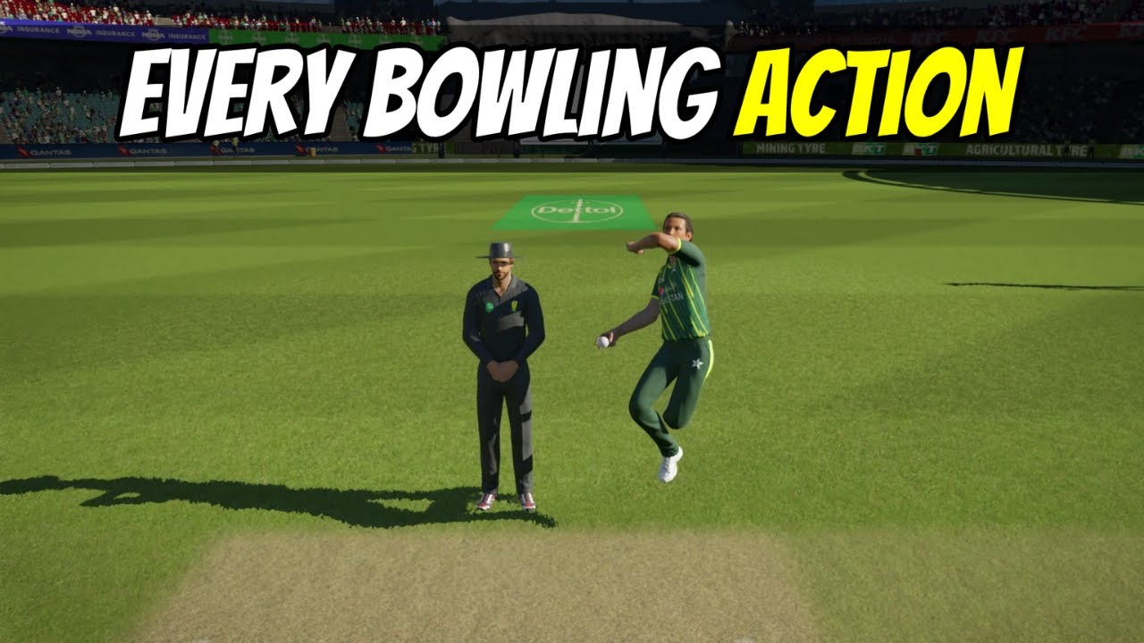 Every Fast Bowling ACTION/STYLE In CRICKET 24