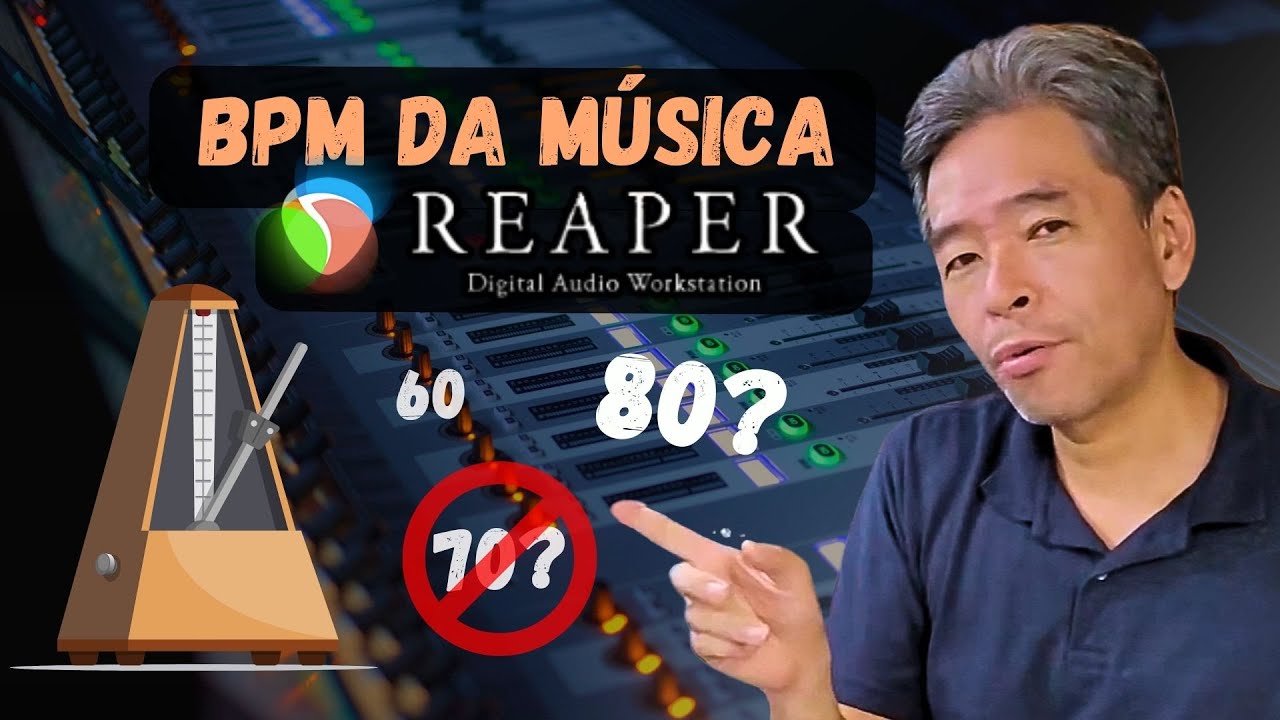 Como descobrir o BPM de uma música no Reaper