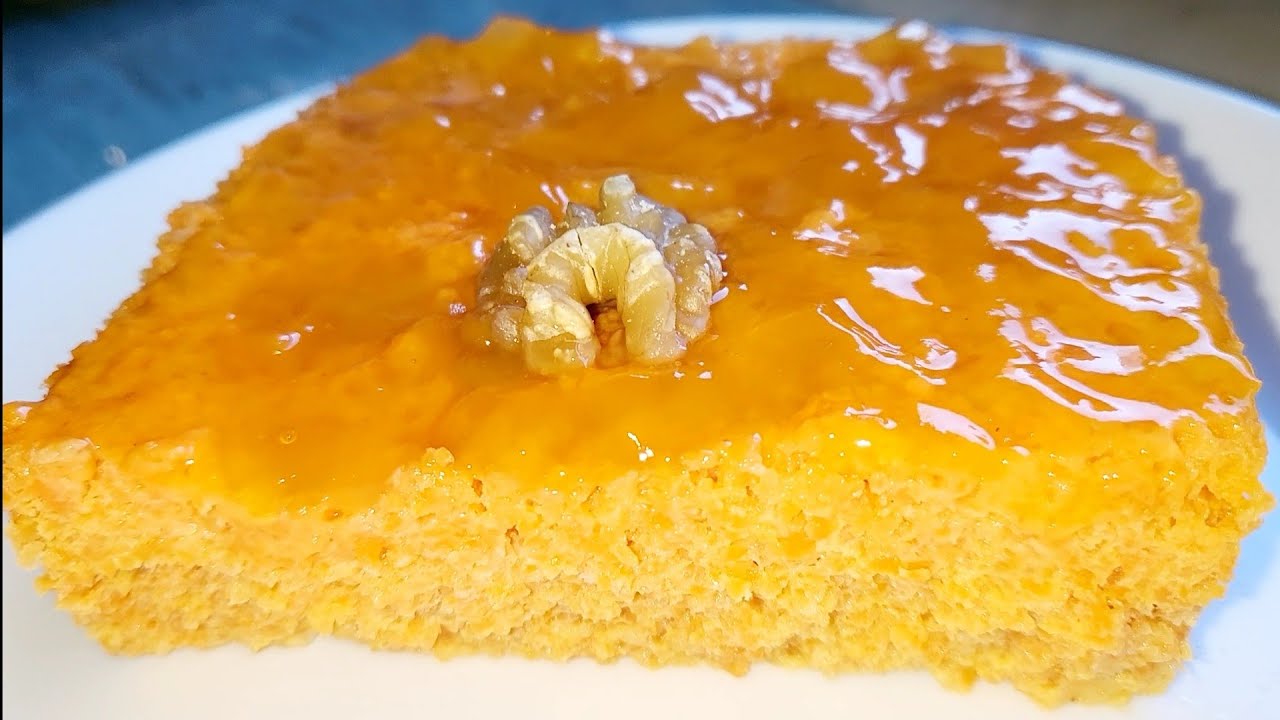 El pastel de ZANAHORIA SIN HORNO más fácil y rico en 5 MINUTOS 3 INGREDIENTES sin azúcar, sin harina