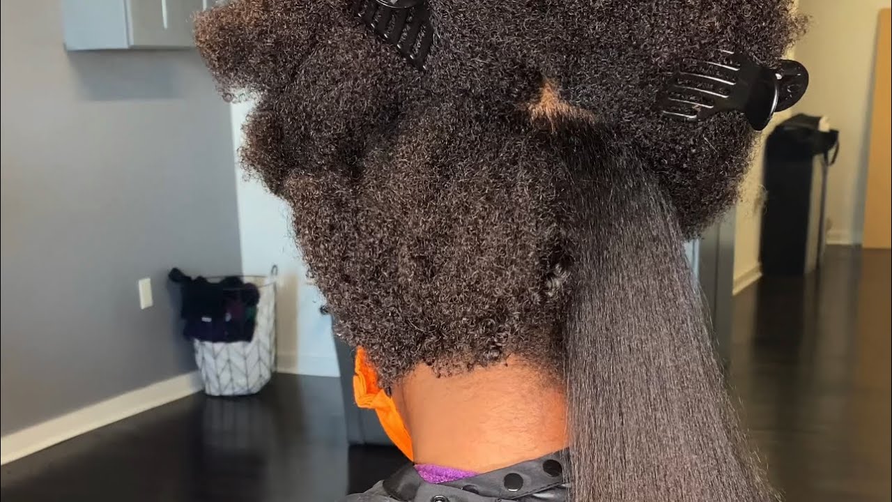 Natural Hairstyles: 4B Natural Hair Blowout | Drop a 😍😍
