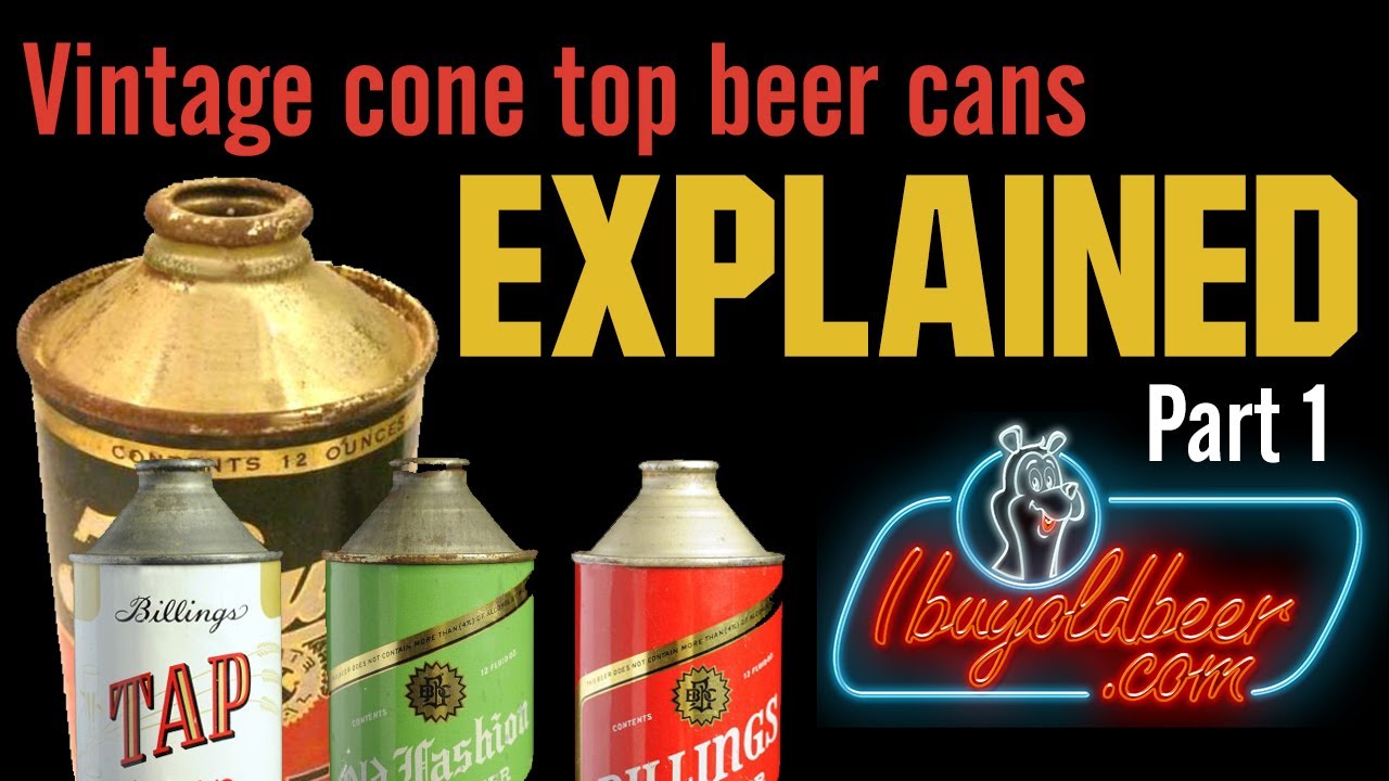 People collect EMPTY BEER CANS?-Vintage cone top beer can collection explained-Part #1