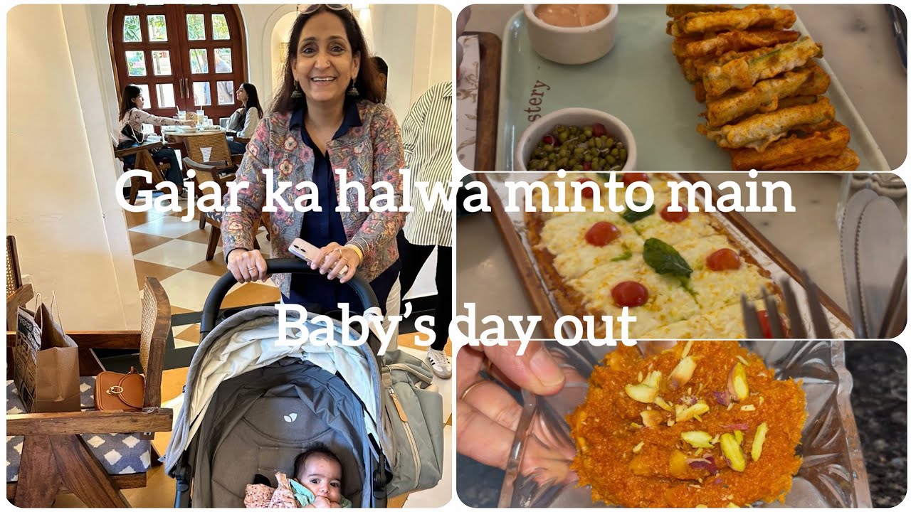 Instant gajar halwa &baby’s day out🥰|gajar ka halwa Minton main | adventures of the baby #yt #short