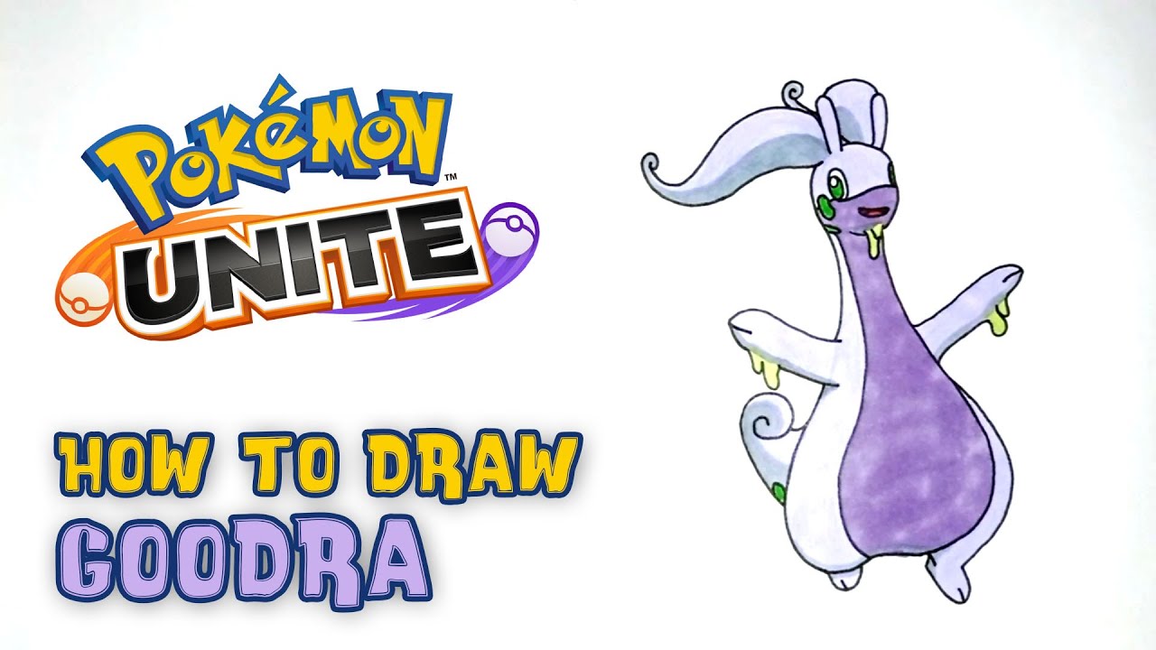 How to Draw Goodra - Pokemon Unite
