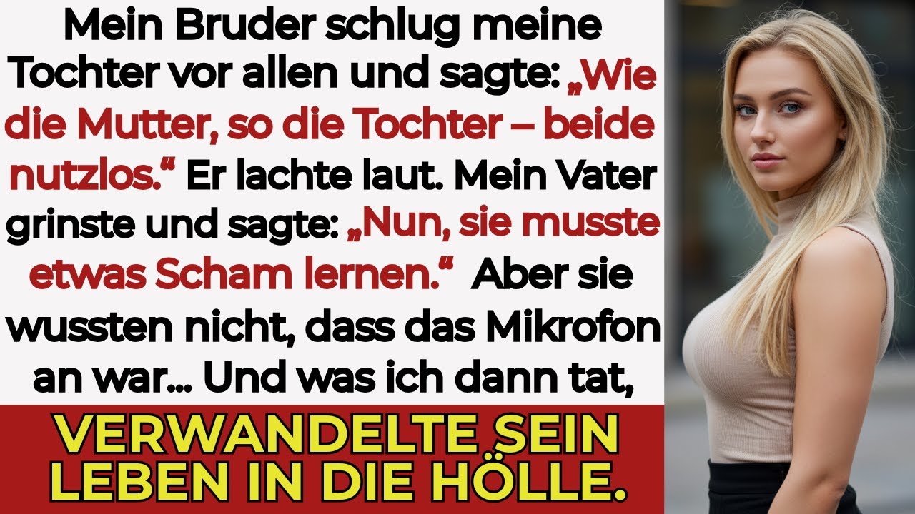 „Mein Bruder ohrfeigte meine Tochter wegen ‚zu laut‘. Die Familie lachte vor allen…
