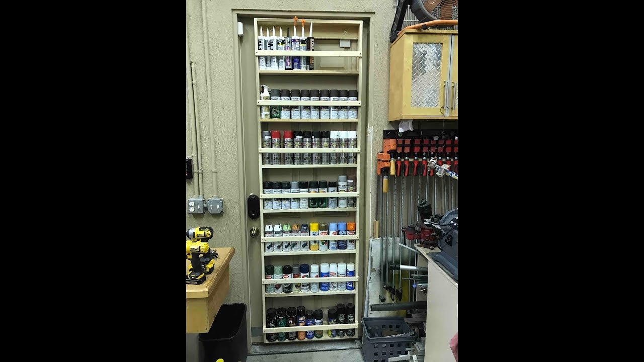 Spray Paint Storage Rack