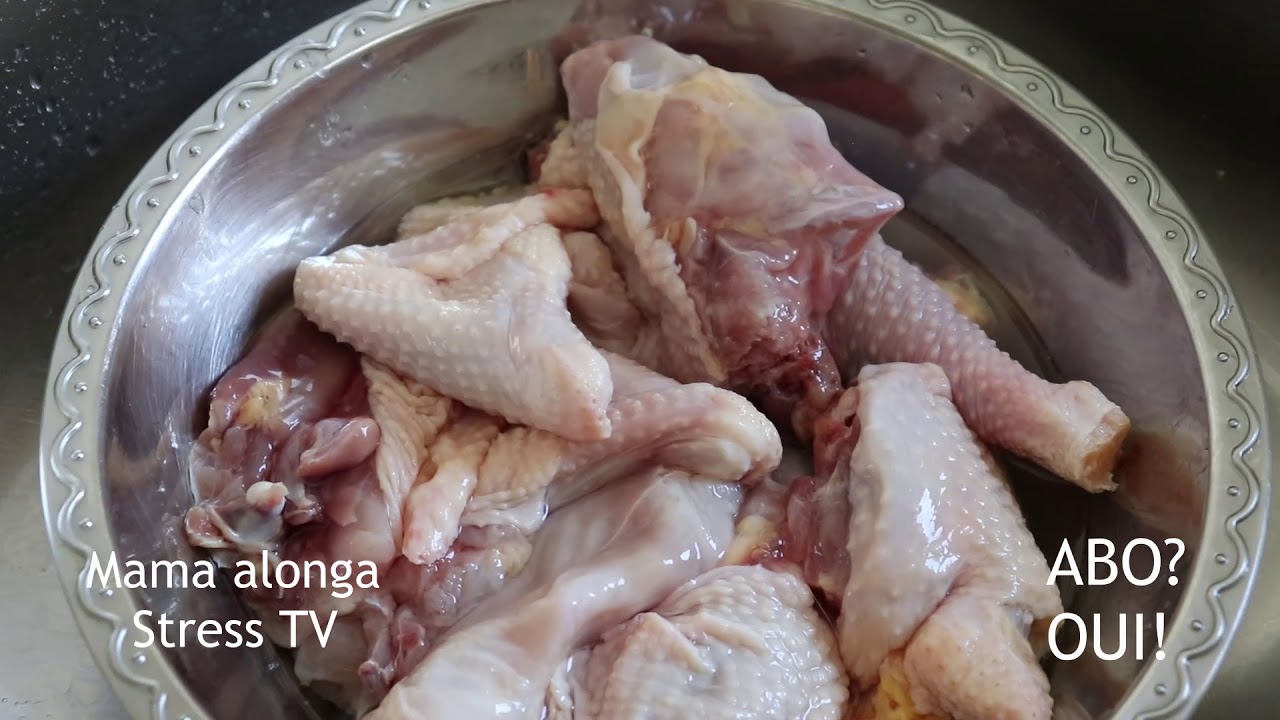 Mbika ya boule na Soso ya makasi (Cuisine Congolais)