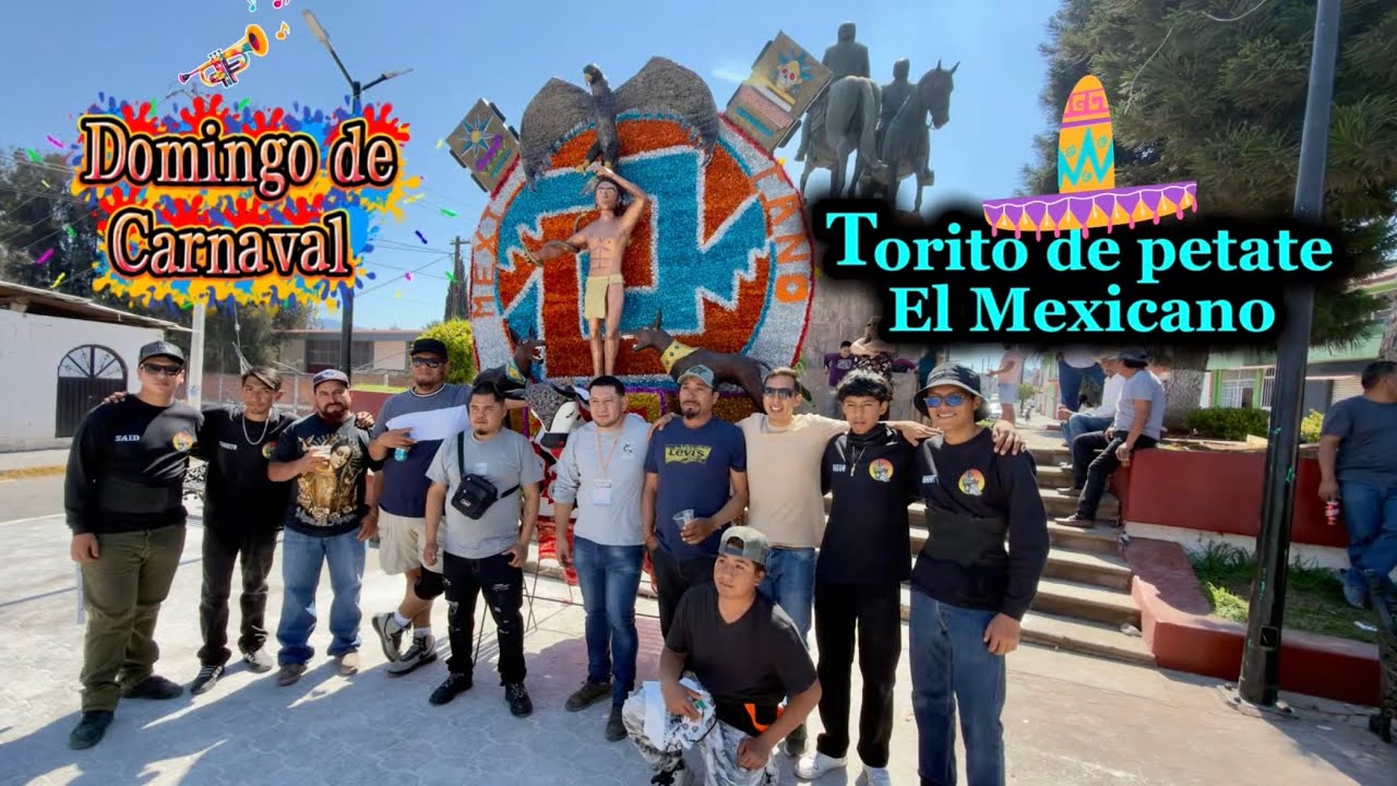 Torito de petate El Mexicano domingo de carnaval Charo Michoacan 2026