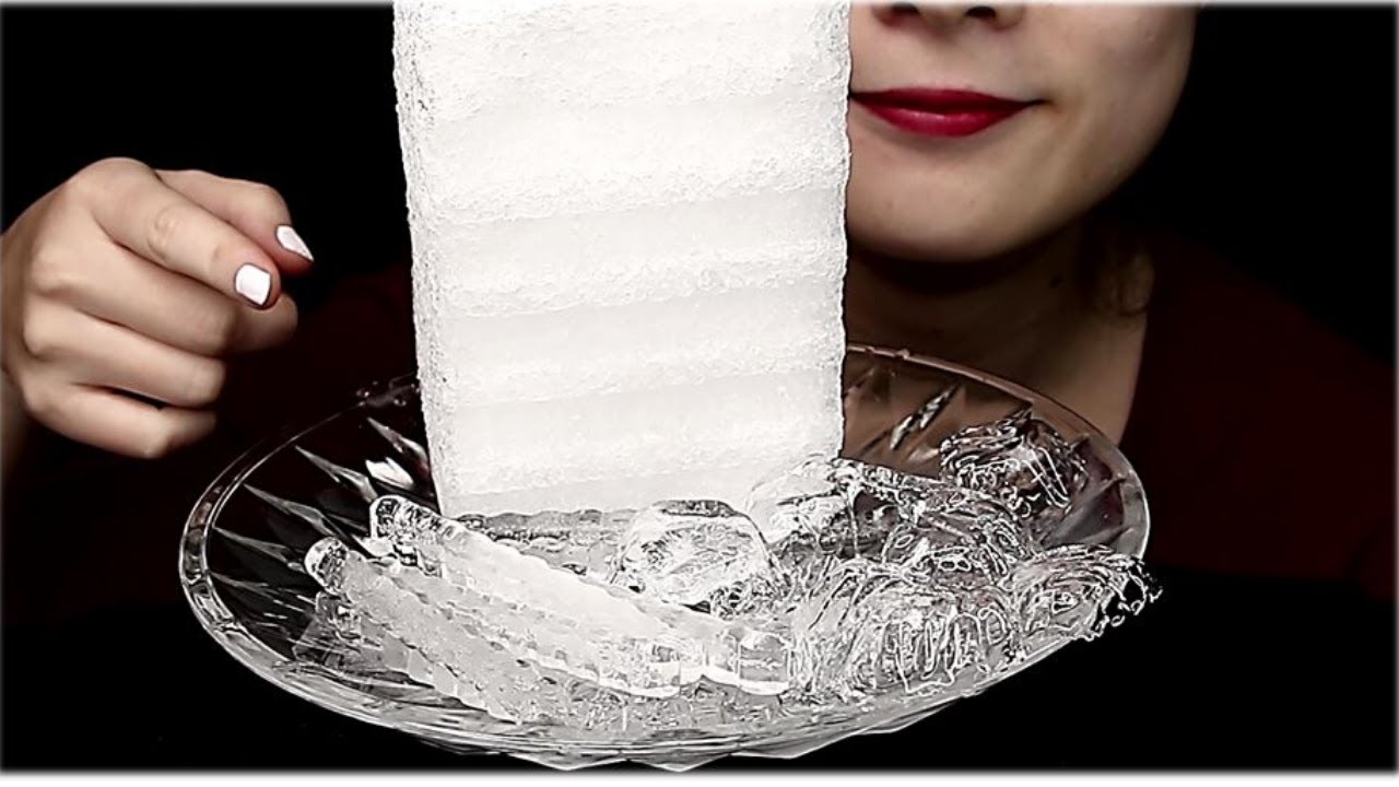 ASMR Eat Ice| Square Shape Shavedice & Sticks Hardice | 氷を食べる音  Thánh Ăn Đá  얼음 리얼사운 Buz Yemek