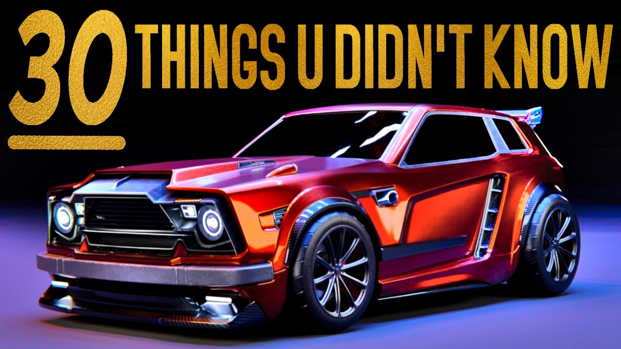 A Solid 11 Minutes of Weird Facts About Rocket League