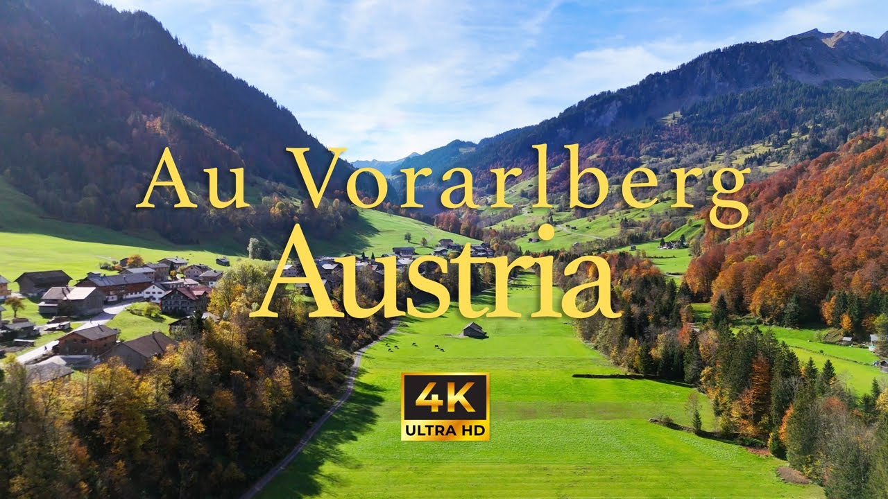 Au Vorarlberg, Austria [4K] Drone View