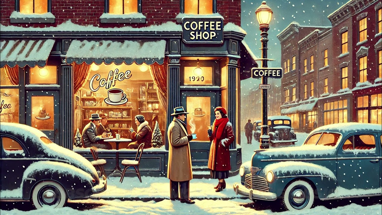 Relaxing 1940s and 1950s Vintage Music Playing in Coffee Shop - Music From The 1940s and 1950s