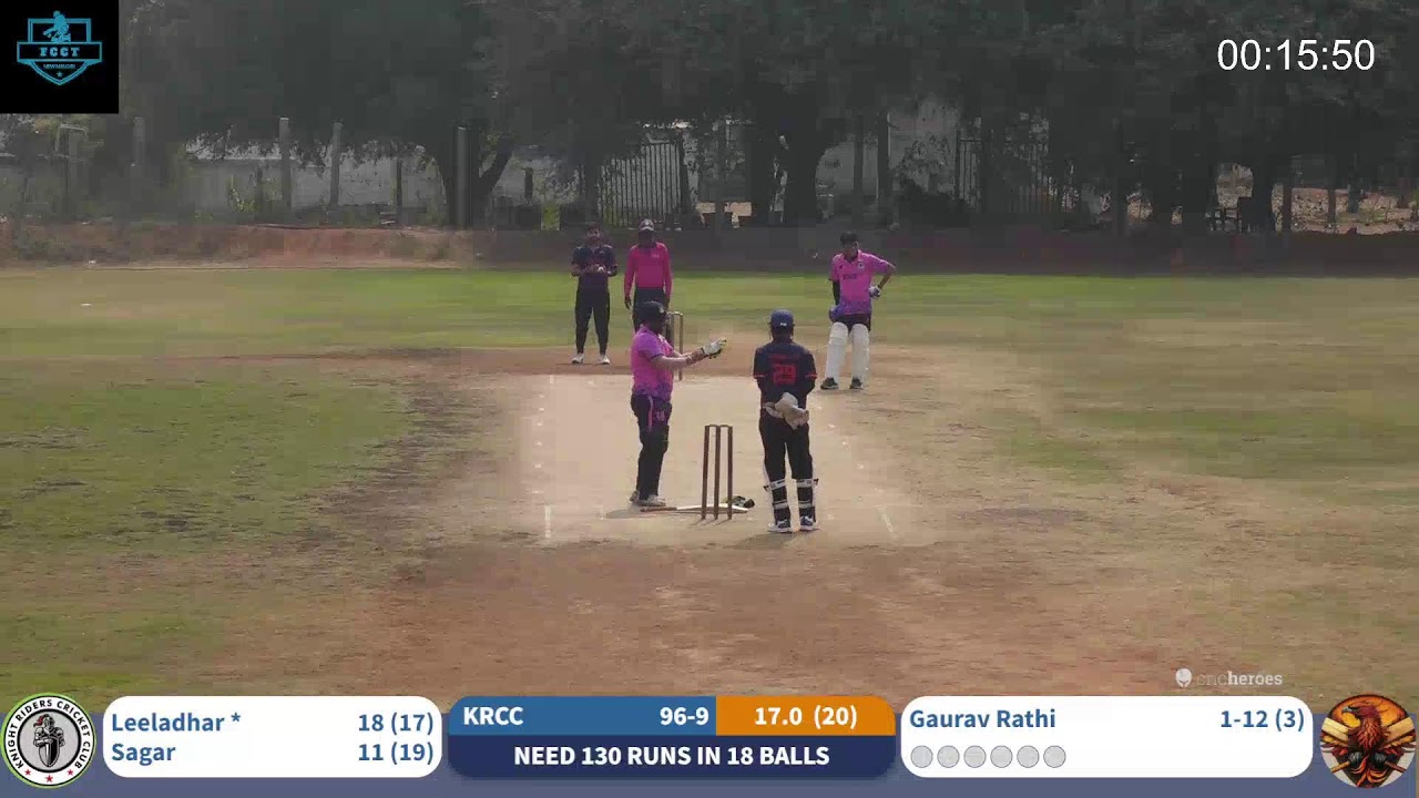 Pheonix Warriors VS Knight Riders Cricket Club || FCCT SEASON 73