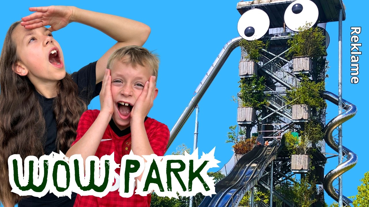 Sjov dag i WOW PARK 🤪🌳 Prøver Skandinaviens højeste fritfalds rutsjebane🛝