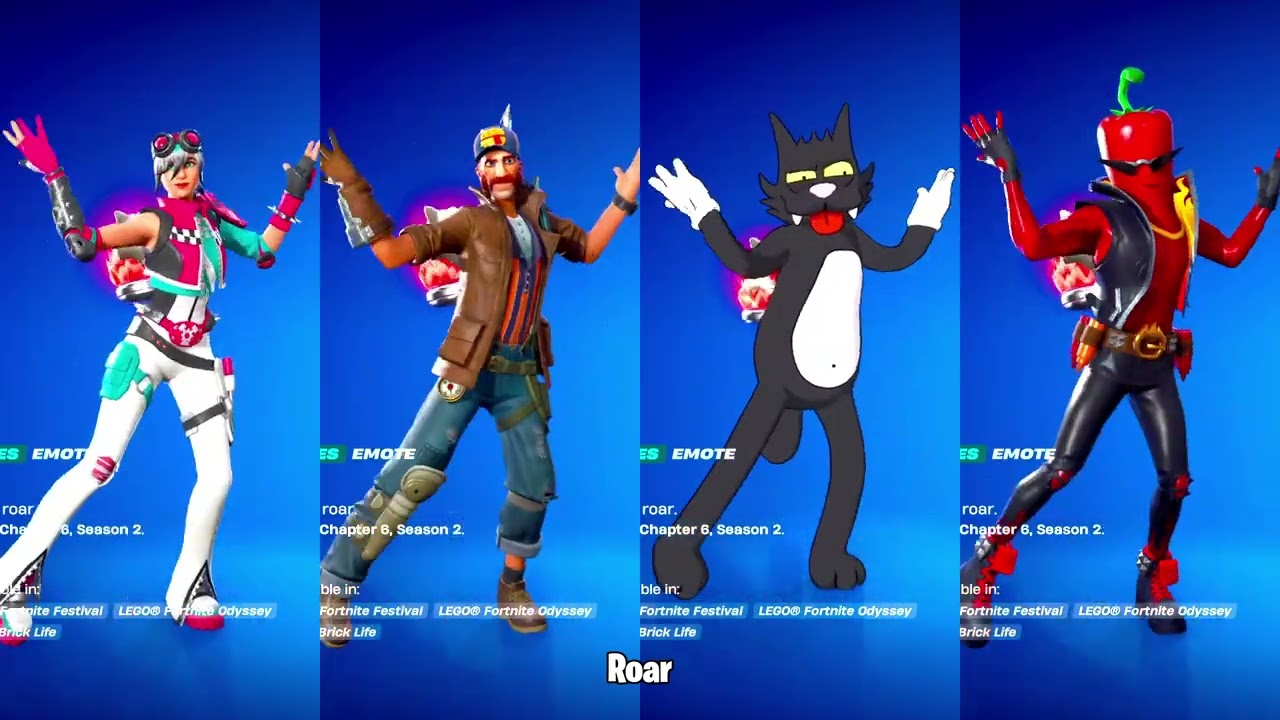 Fortnite Icon Series Emotes & Dances (All Chapters)