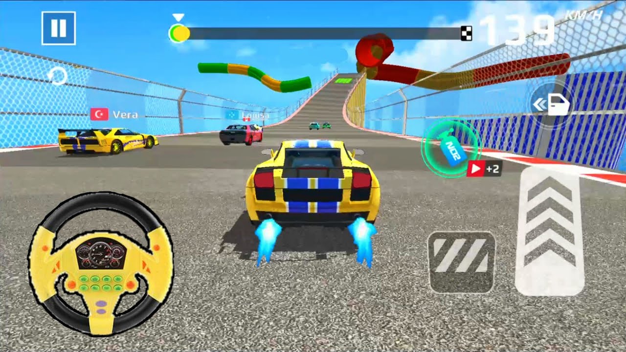 Impossible Crazy Cars Mega Ramp Car Stunts Racing Driver Master Simulator Games Android Gameplay 258