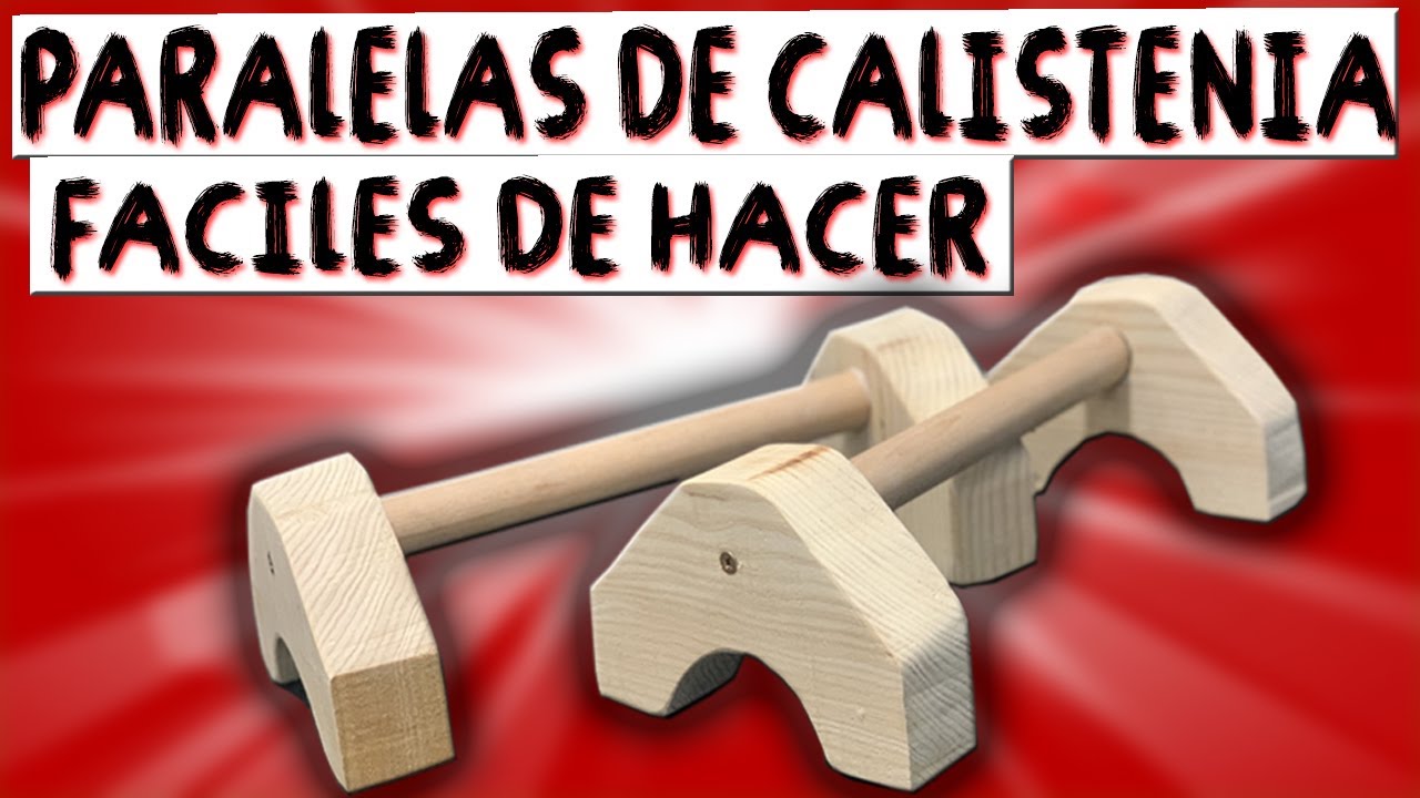 Mini PARALELAS calistenia ( paralelas casera ) paso a paso
