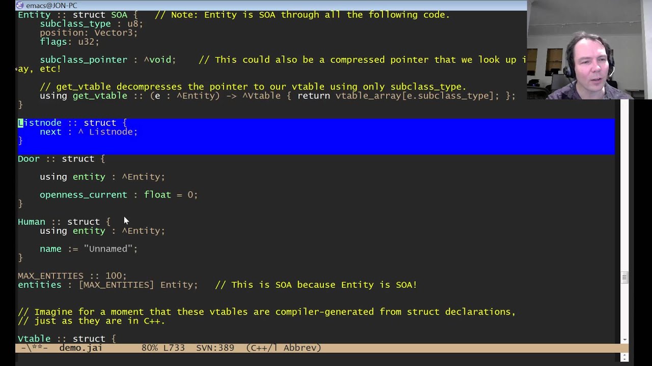 Q&A after Data-Oriented Demo