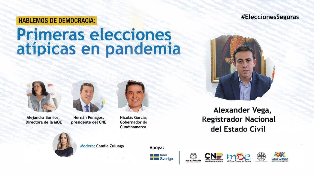 Conversatorio: 'Primeras elecciones at&iacute;picas en pandemia'.