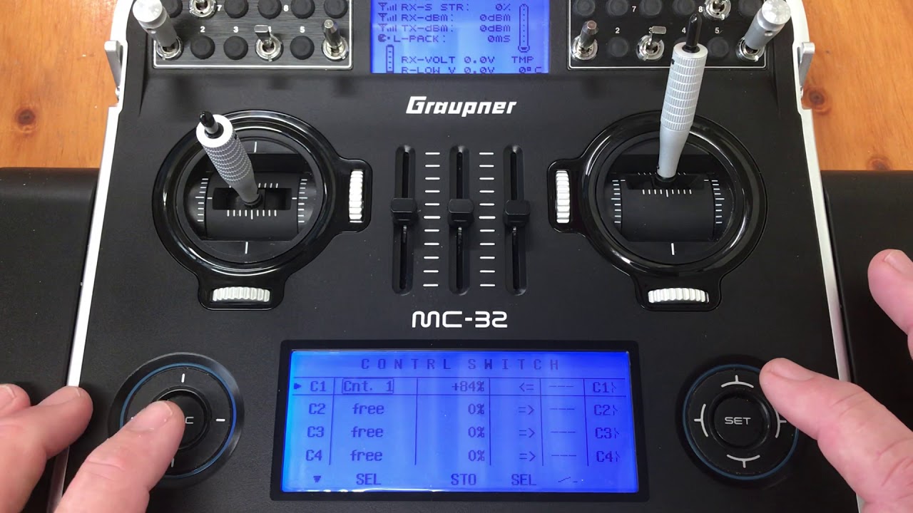 Graupner MC32 phase on C1