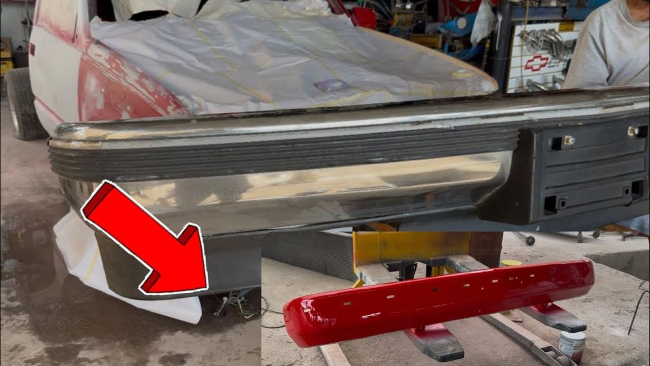 Cómo pintar una Defensa cromada al color de tu Camioneta ✅ Tips y proceso 