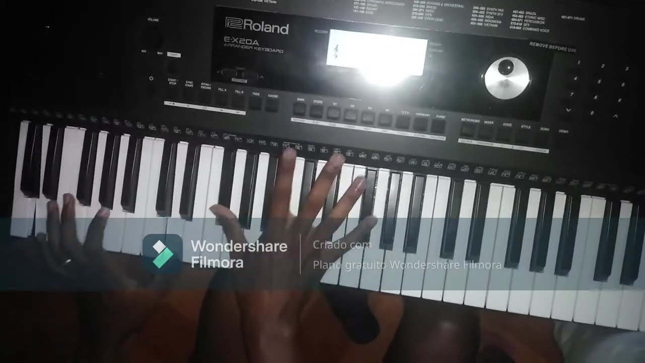 Roland ex 20A: Piano Pad e Bateria