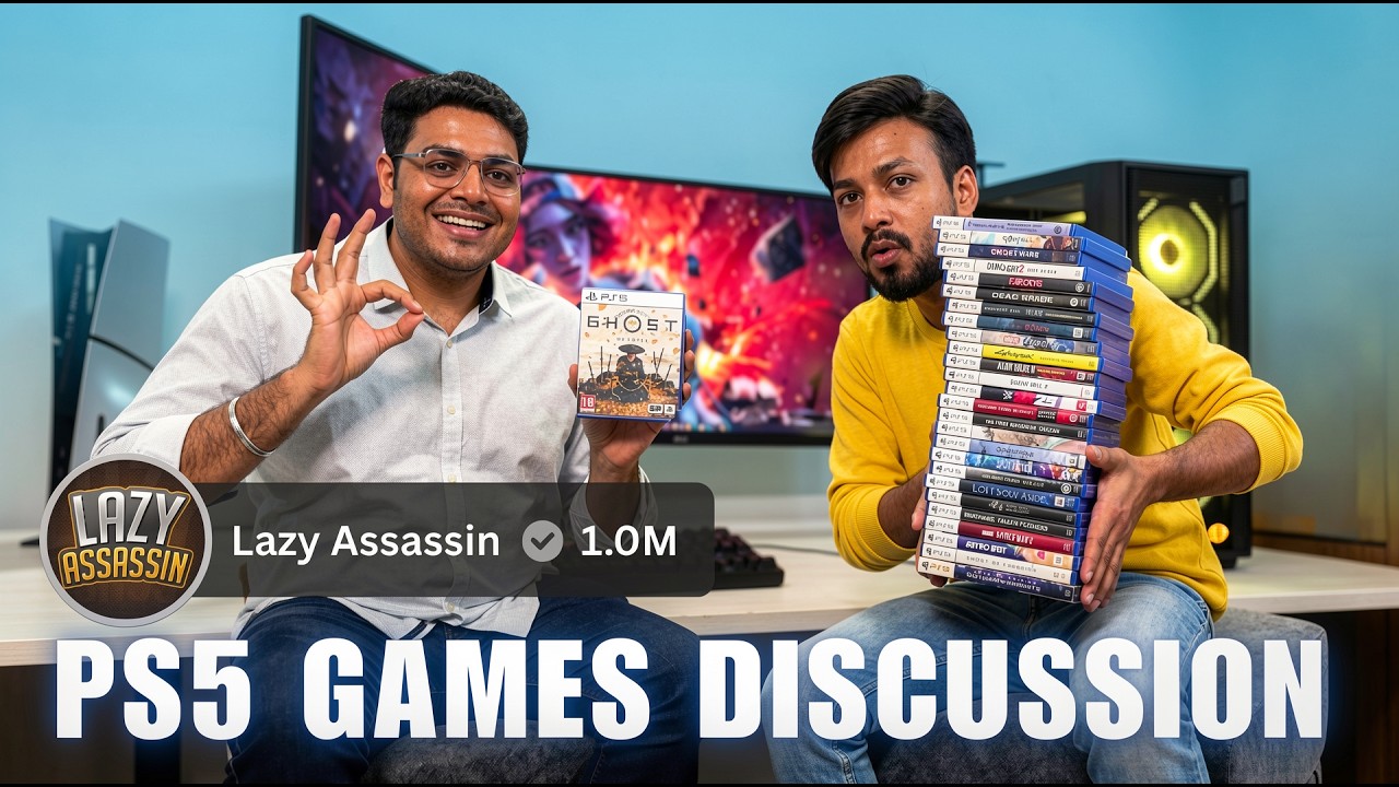 @LazyAssassin vs My PS5 Games - @GamesGossipIndia Honest Gaming Talks