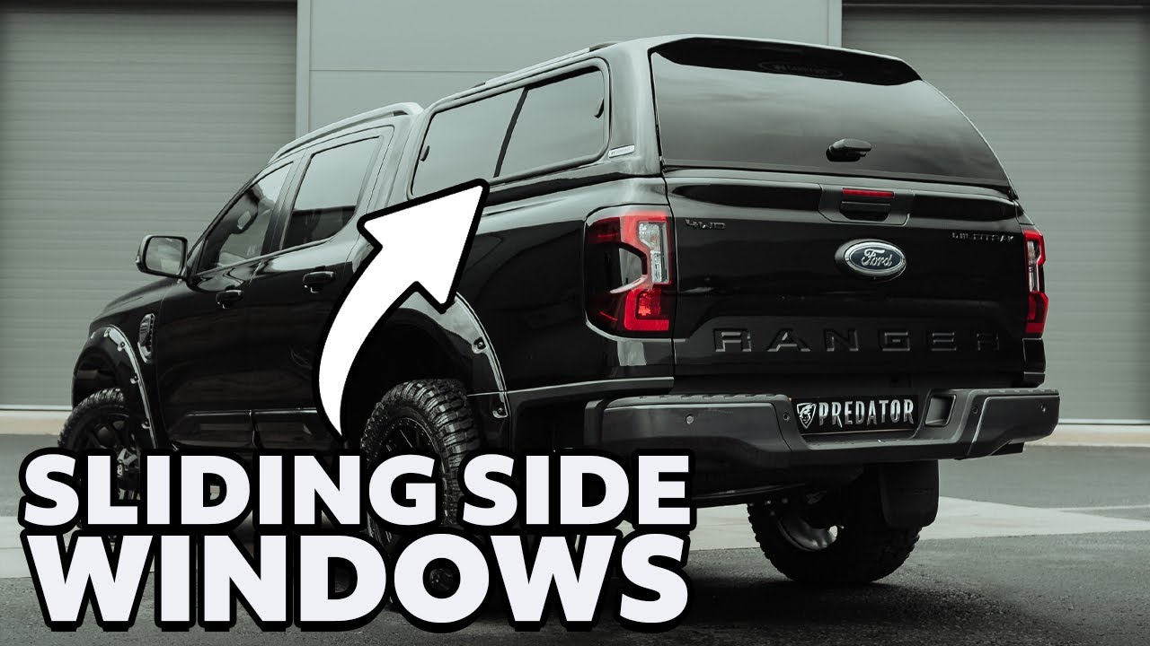 2023+ Ford Ranger Carryboy SR5 Hardtop Canopy with Sliding Windows