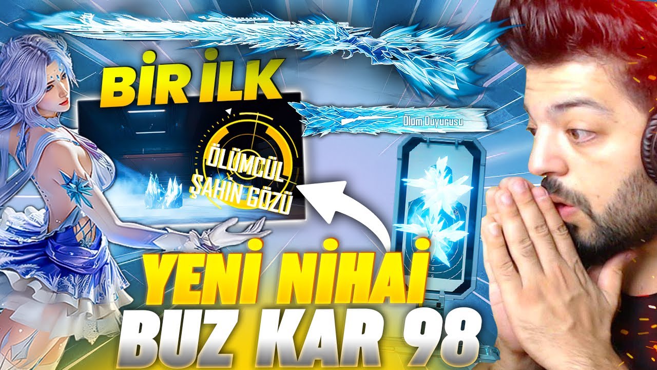 YENİ NİHAİ VE 8 SEVİYE BUZ KAR 98 GELDİ !! BİR İLK ŞAHİN GÖZÜ EFEKTİ PUBG Mobile