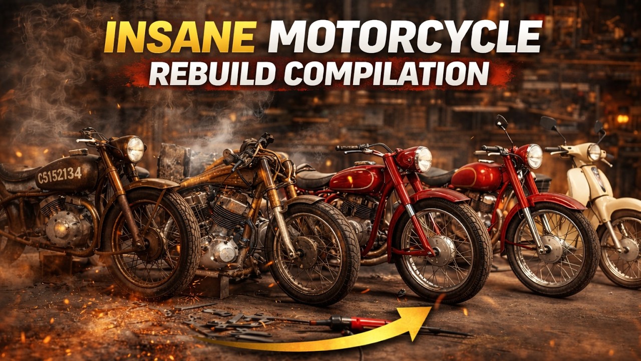 Insane Motorcycle Rebuild – Full Compilation