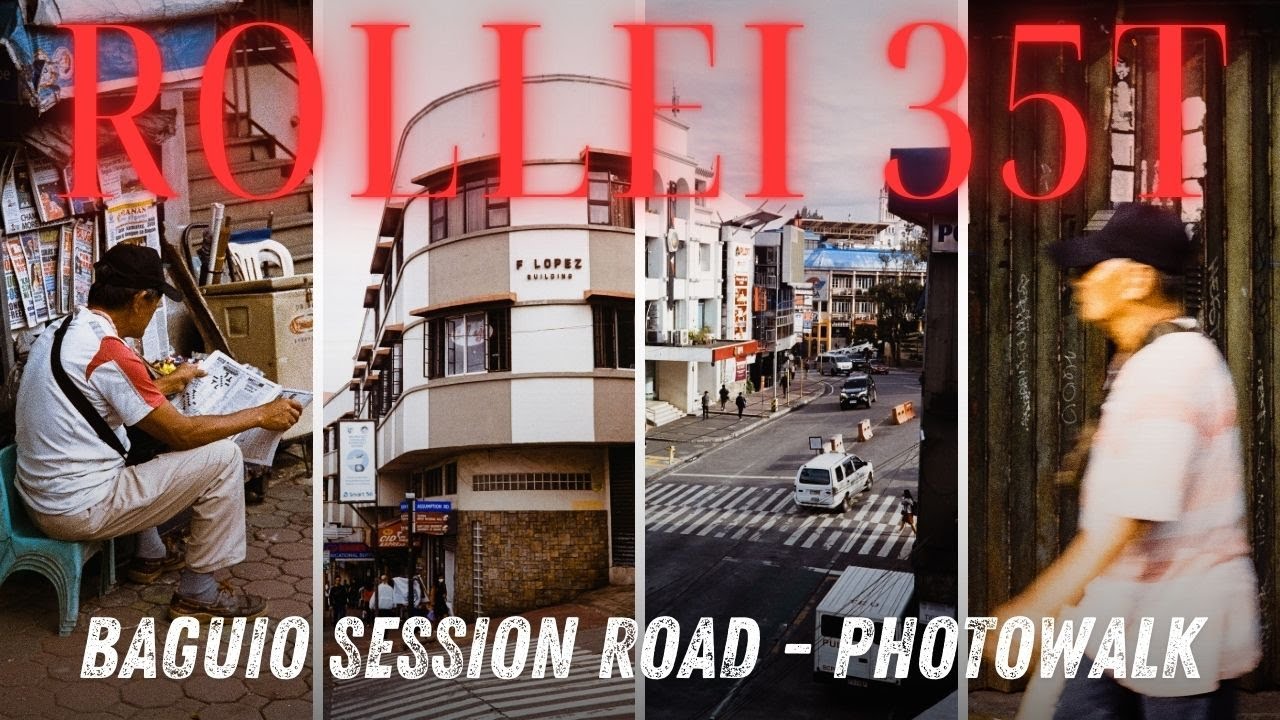 Rollei 35T with Kodak ColorPlus 200 | Session Road POV Photowalk | Street Photography | Insta360 Go3