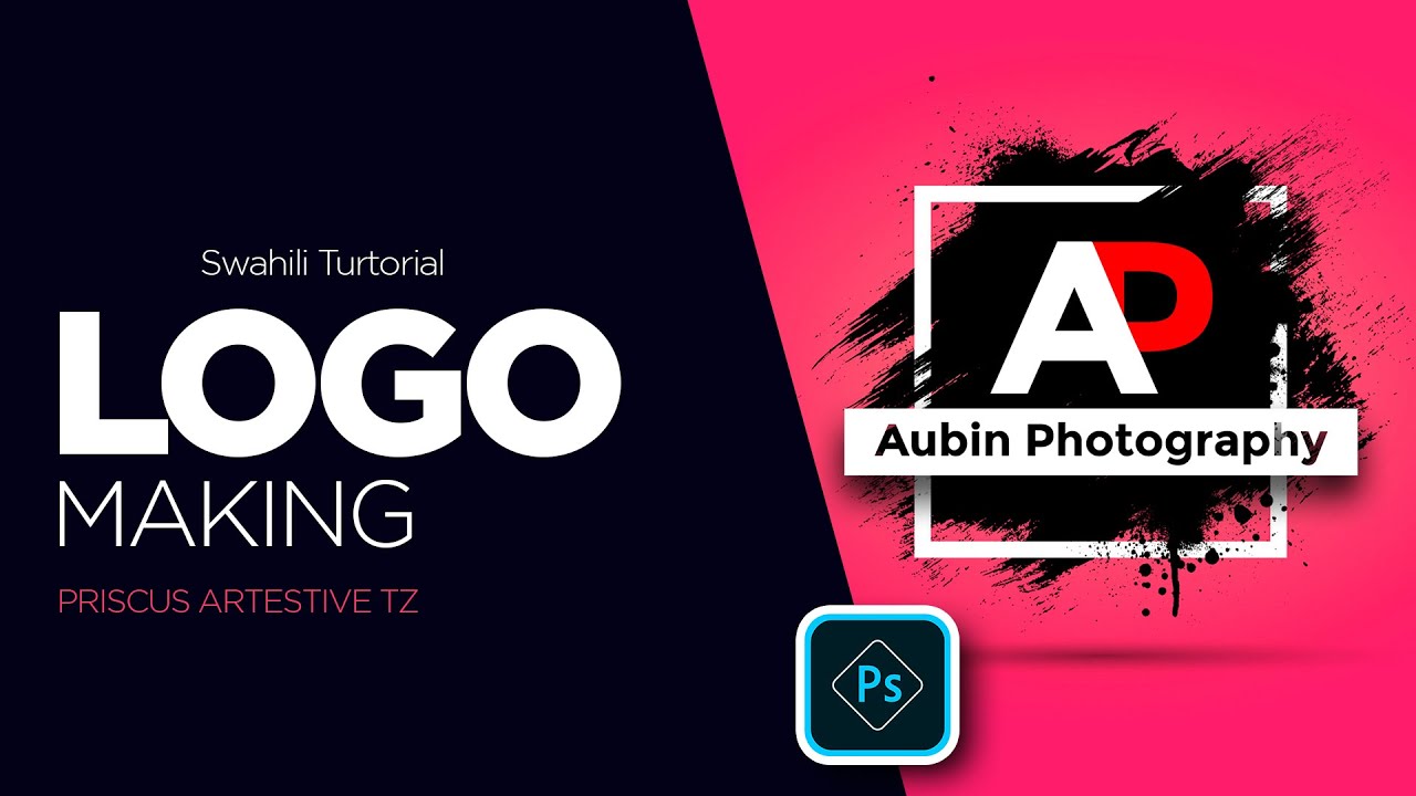 NAMNA YA KUTENGENEZA LOGO KWA KUTUMIA ADOBE PHOTOSHOP (HOW TO CREATE A LOGO USING ADOBE PHOTOSHOP)