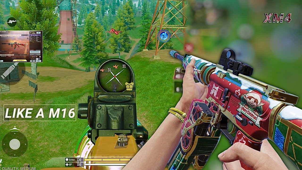 0 RECOIL in LONG RANGE + HIGH DAMAGE | BEST XM4 GUNSMITH CODM BR | CODM BR GAMEPLAY 