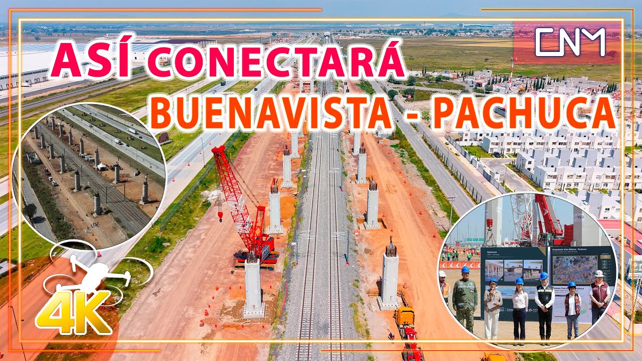 Conexión CDMX-Pachuca, así se construye el Viaducto Ferroviario